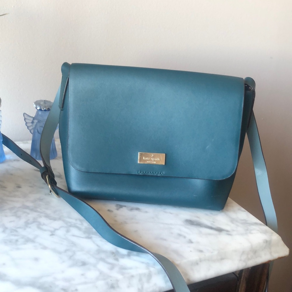 Dark teal Kate Spade crossbody
